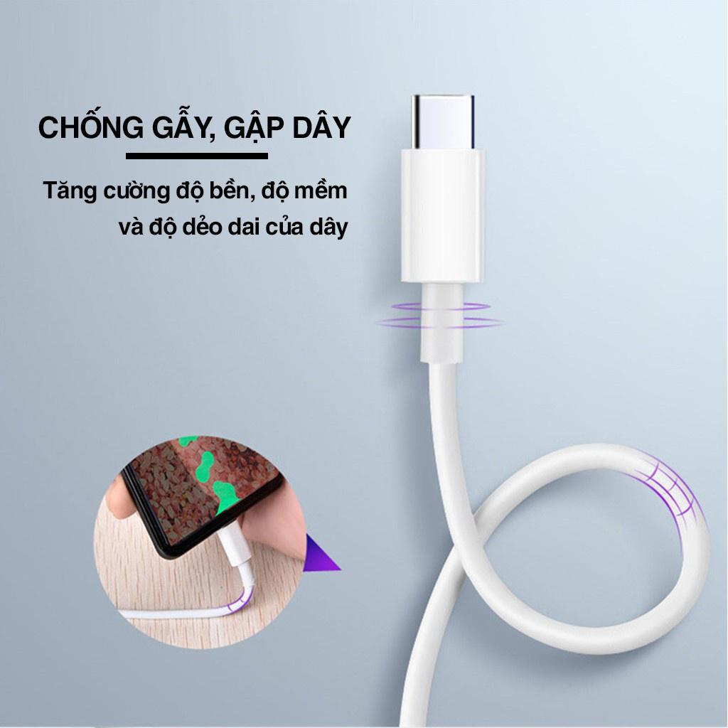 Dây cáp sạc nhanh Type-C 5V 3A USB MINPRO - Cáp sạc nhanh cho điện thoại