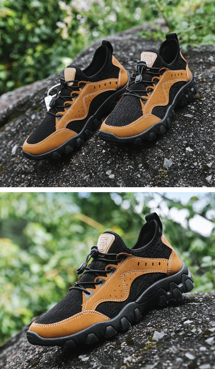Giày Sneaker Nam Vải Cao Cấp Kết Hợp Da Lộn Phong Cách Trẻ Trung Năng Động G199