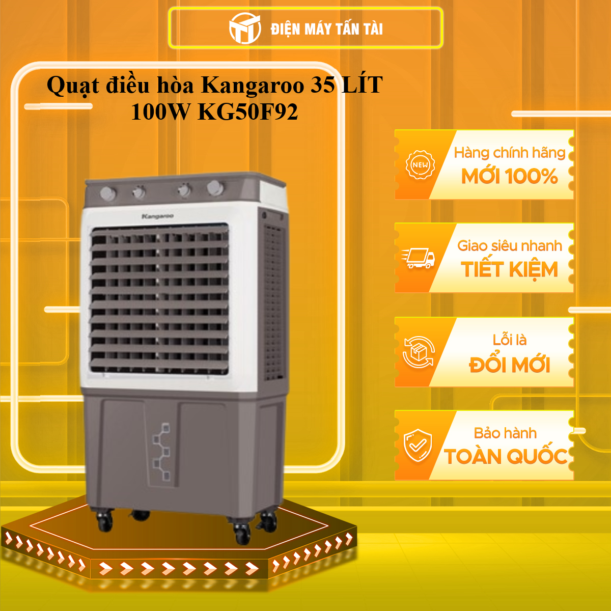 Quạt điều hòa Kangaroo KG50F92 - Hàng chính hãng