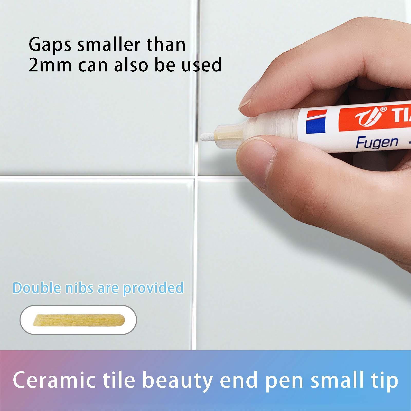 Tile Marker Pen Grout Markers Stain Remover for Floor Kitchen Tile