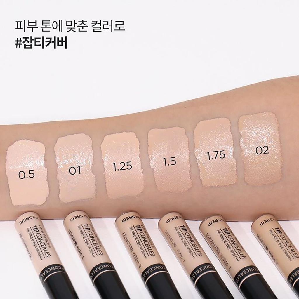 Kem che khuyết điểm The Saem Cover Perfection Tip Concealer (6.5g)