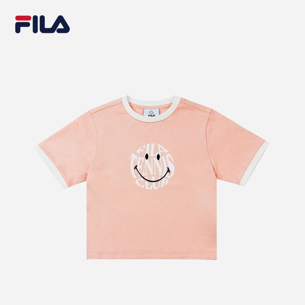 Áo thun thể thao nữ Fila Tennis Club X Smiley - FW2RSF4S03F-DPK