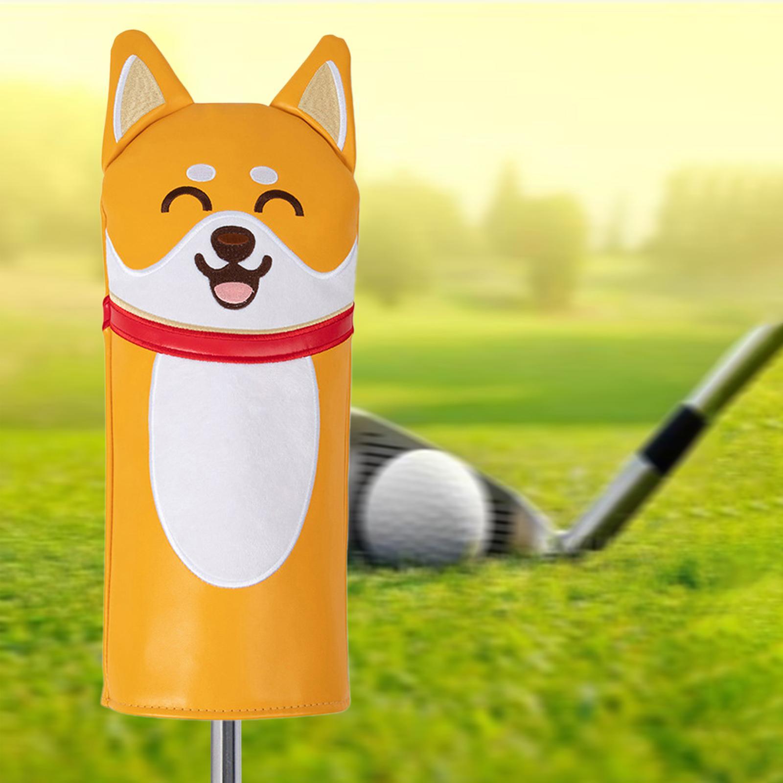 Golf Club Head Cover Protective Sleeve Golf Headcover Portable Durable Outdoor Sports Protector Head Cover Golf Accessories for Adults