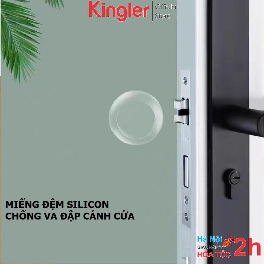 Miếng Đệm Trong Suốt Silicone, Chặn Cửa Dán Tường, Chống Va Đập Cánh Cửa, Mềm Mại Và Siêu Dính, Nhỏ Gọn Tiện Ích Trong Gia Đình Kingler 1700