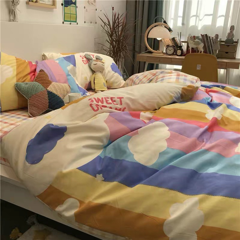 Bộ chăn ga gối cotton LIDACO PL1 - Sweet Dreams