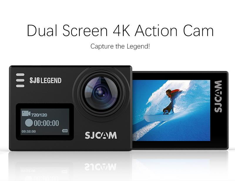 Máy ảnh hành động huyền thoại SJCAM SJ6 4K WiFi 30m Waterproof Ultra HD 2 "Inch Touch Màn hình Notavek 96660 Sports DV