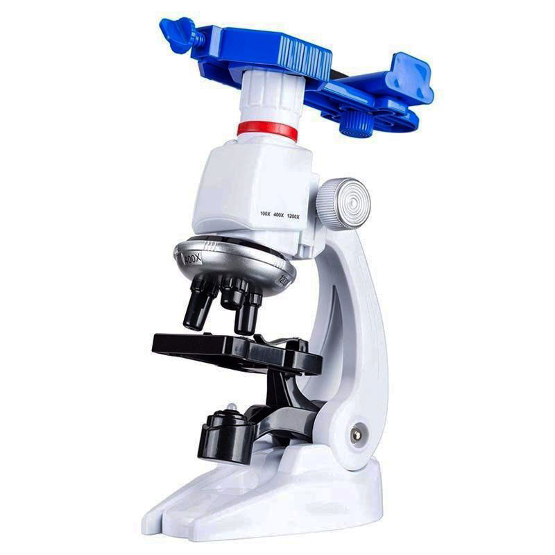 BỘ KIT KÍNH HIỂN VI KHOA HỌC VUI ĐỒ CHƠI THÔNG MINH CHO BÉ 100X – 1200X KÈM GIÁ ĐỠ ĐIỆN THOẠI EDUCATIONAL MICROSCOPE SET