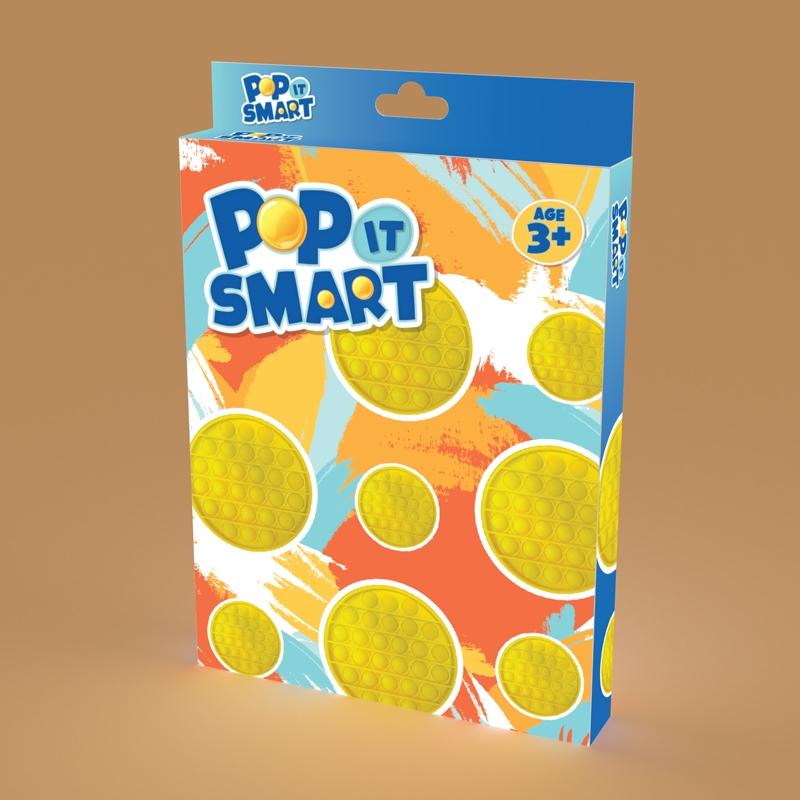 Đồ Chơi Pop It Smart Hình Tròn RND/POP01/YEL - Màu Vàng