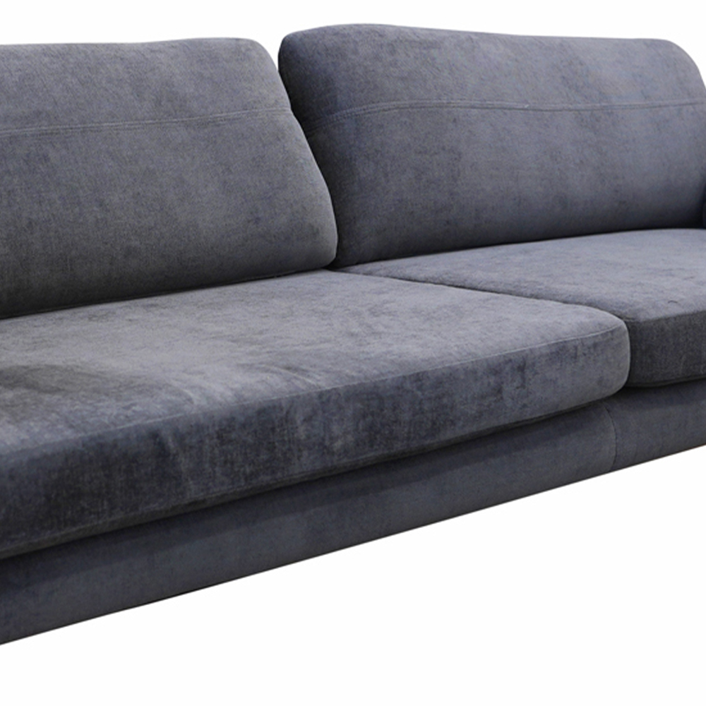 Sofa 3S JYSK Its-1000 vải polyester xám đậm/chân gỗ sồi R215xS82xC75cm