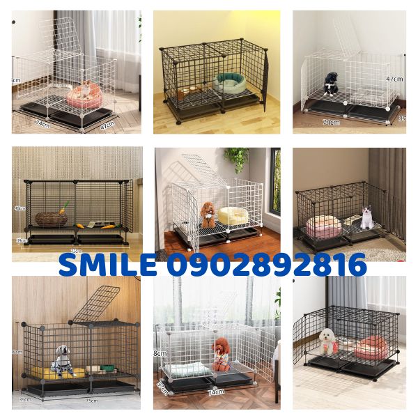 CHUỒNG, LỒNG LƯỚI THÉP CHO CHÓ MÈO LẮP GHÉP
