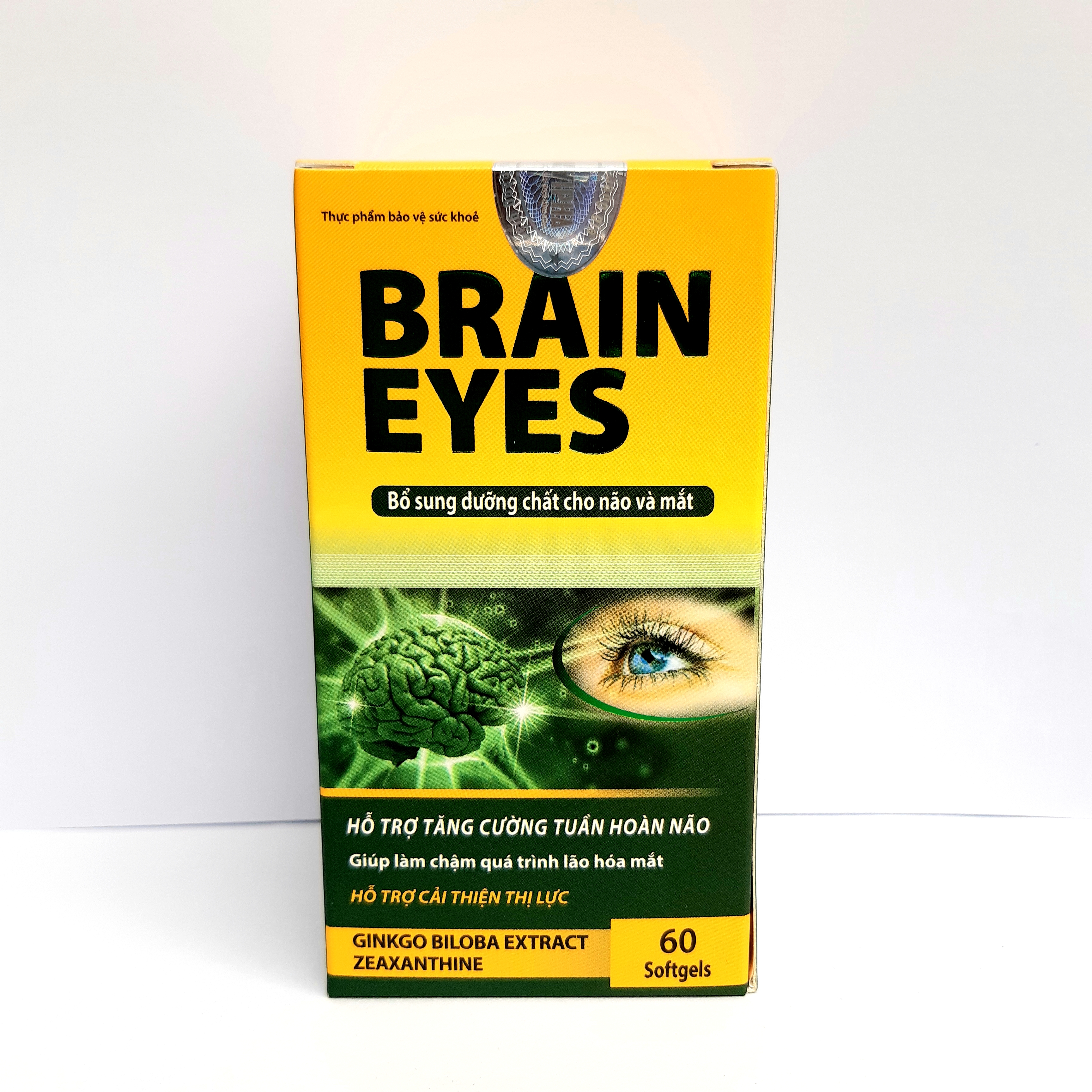 Viên Uống Bổ Não, Bổ Mắt BRAIN EYES Bổ Sung Dưỡng Chất Cho Não Và Mắt, giảm khô mắt, mỏi mắt