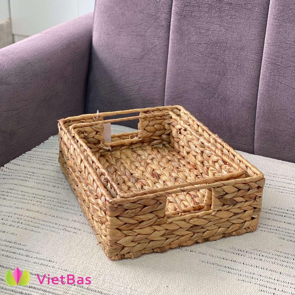 Khay lục bình VIETBAS vuông LBK_041