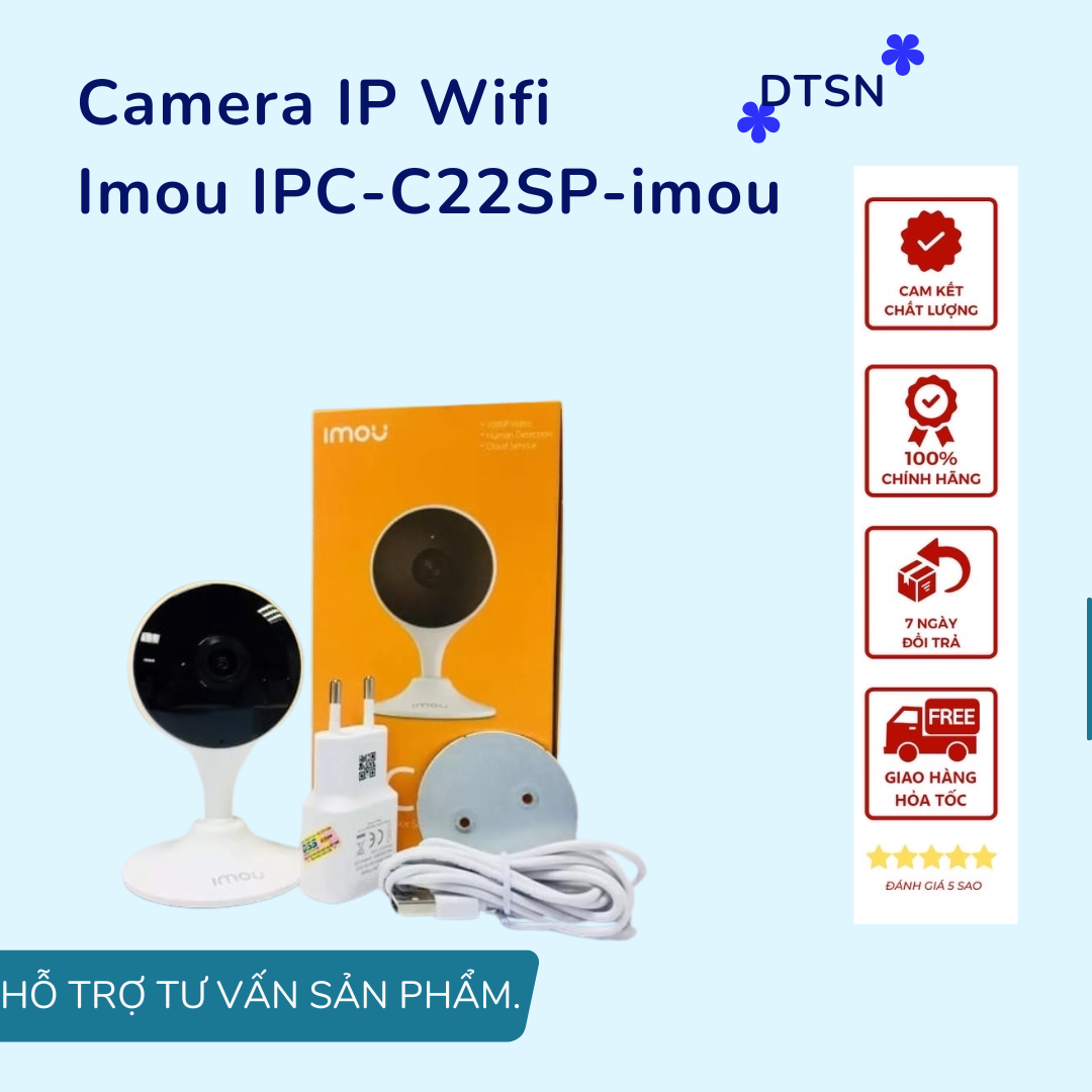 Camera IP Wifi 2MP Imou C22EP hàng chính hãng DSS Việt Nam