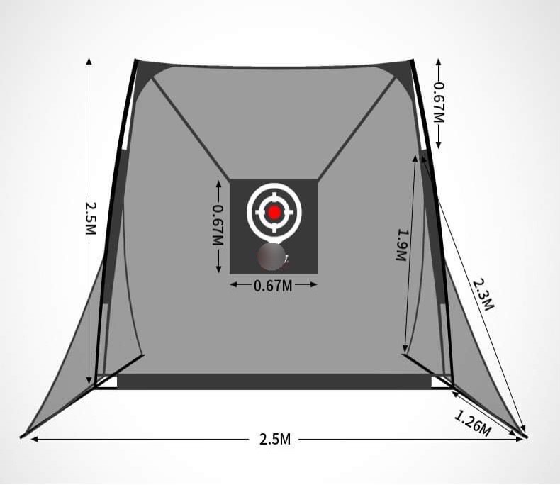 LƯỚI TẬP 2.5m X 2.5m Thế Hệ Mới
