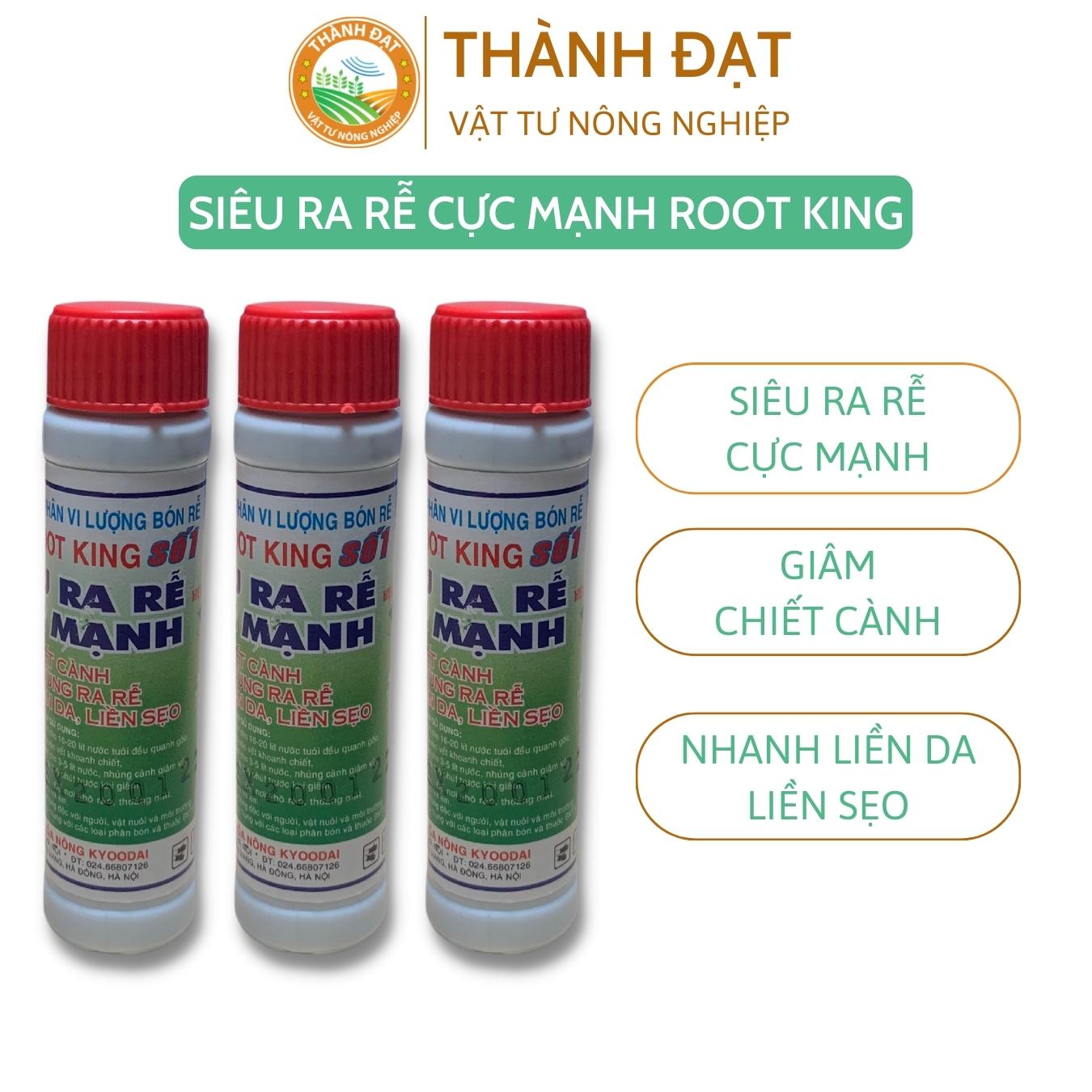 [Quà Tặng] Kích thích ra rễ cực mạnh ROOTKING lọ 20ml, dùng giâm chiết cành, kích rễ, hàng công ty