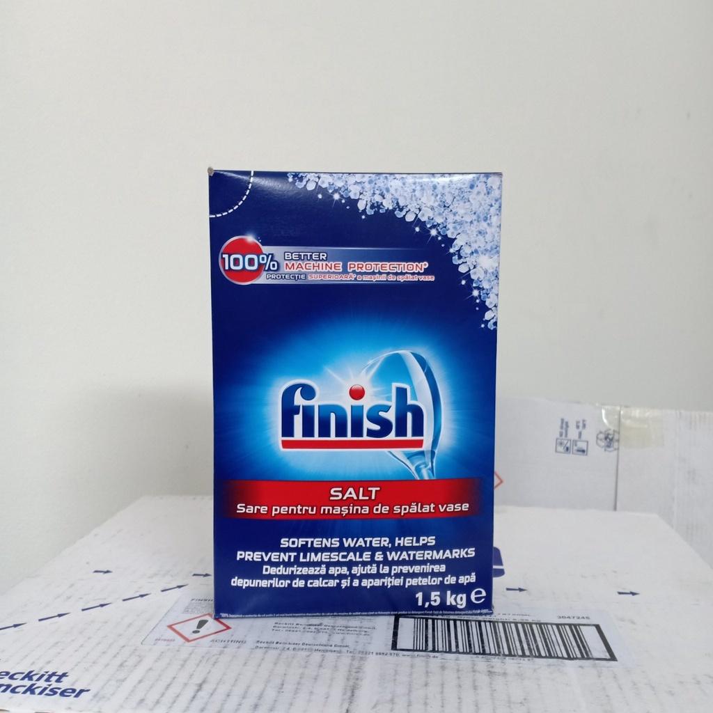 Combo 110 viên Finish+1.2kg muối rửa bát Finish+Nước làm Bóng Finish 750ml dùng cho máy rửa bát chén