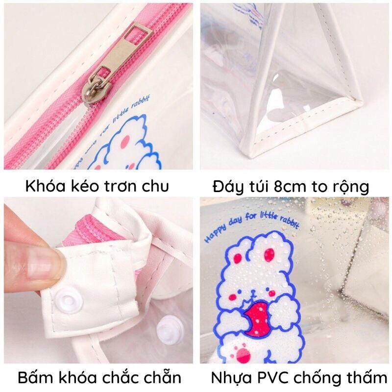 Hộp bút trong suốt PVC dễ thương