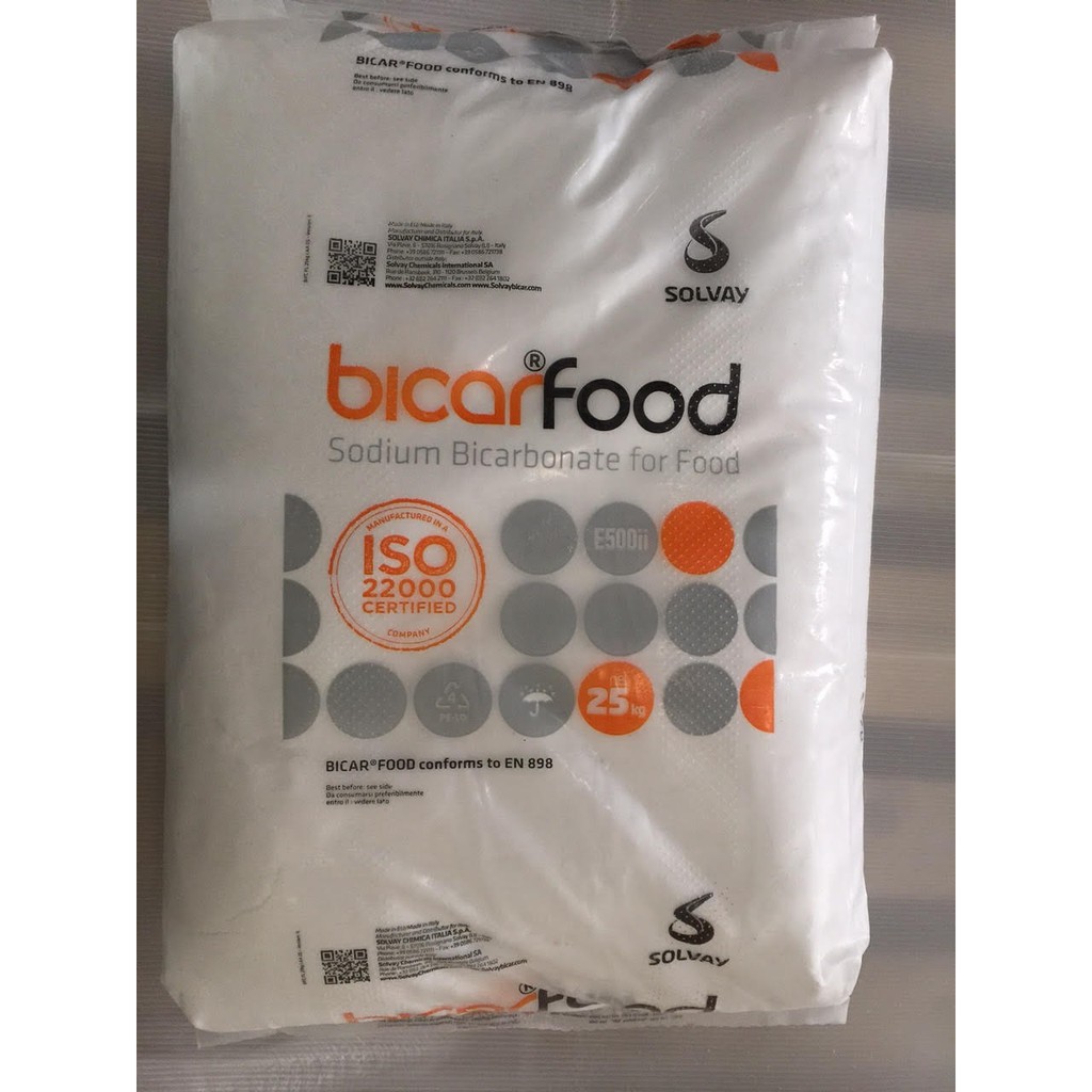 Baking soda - Bột Baking soda - NaHCO3 - 1kg Hàng Chiết Lẻ Từ Bao 25kg - Xuất xứ Ý - Thái Lan