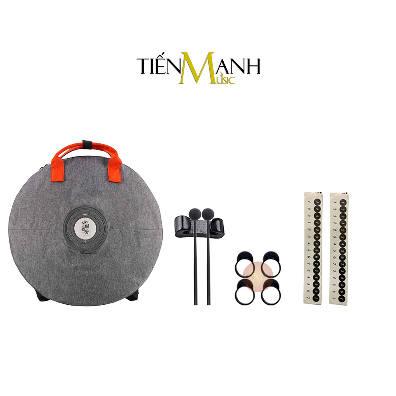 Trống Tank Hluru 15 Tone TBP15 Cao Cấp (Tone C &amp; D Tùy Chọn - Steel Tongue Drum Lưỡi Thép Không Linh) Hàng Chính Hãng - Kèm Móng Gẩy DreamMaker