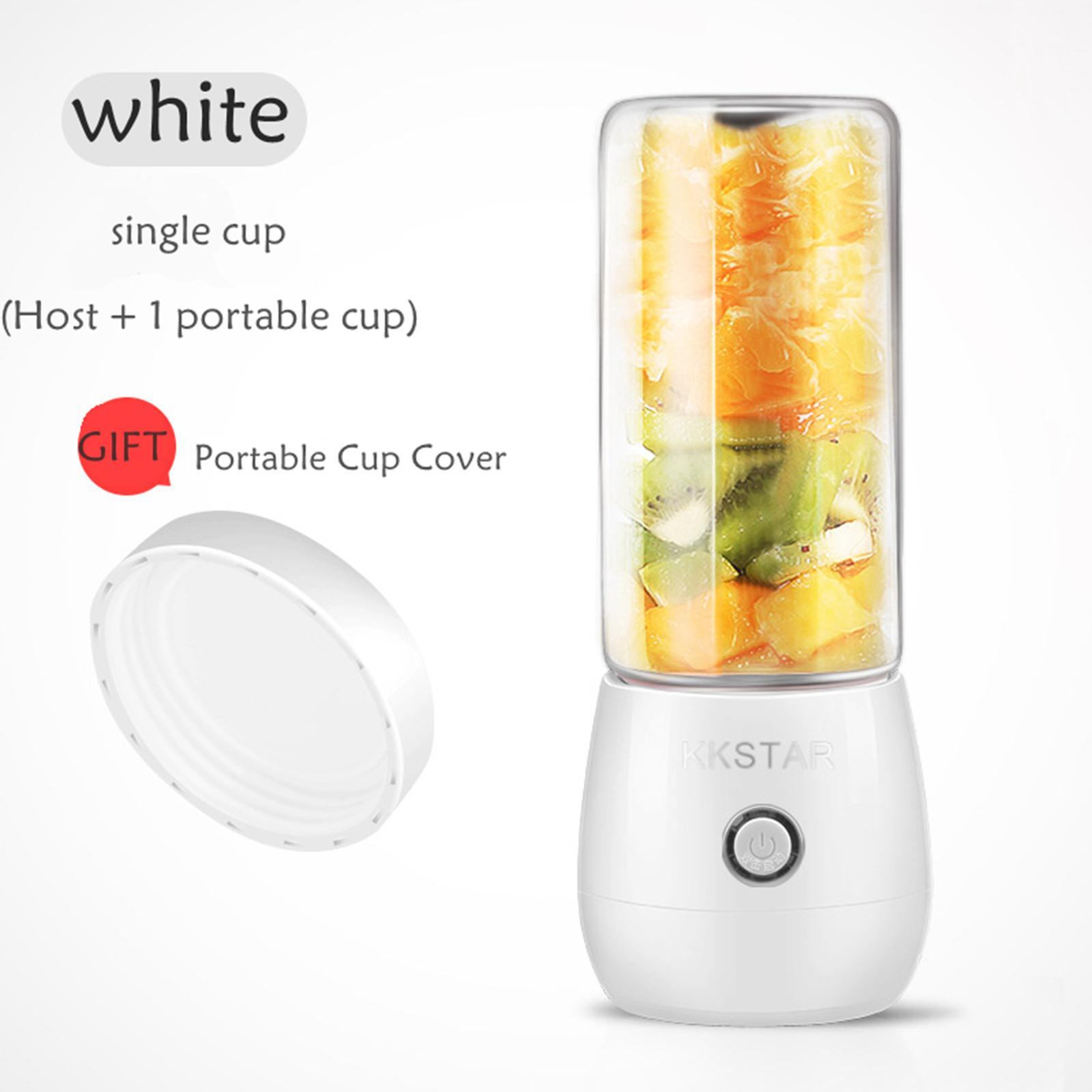 Portable Blender, USB Rechargeable Personal Travel Juicer for Fruit Shakes and Smoothies, Fruit Mixer