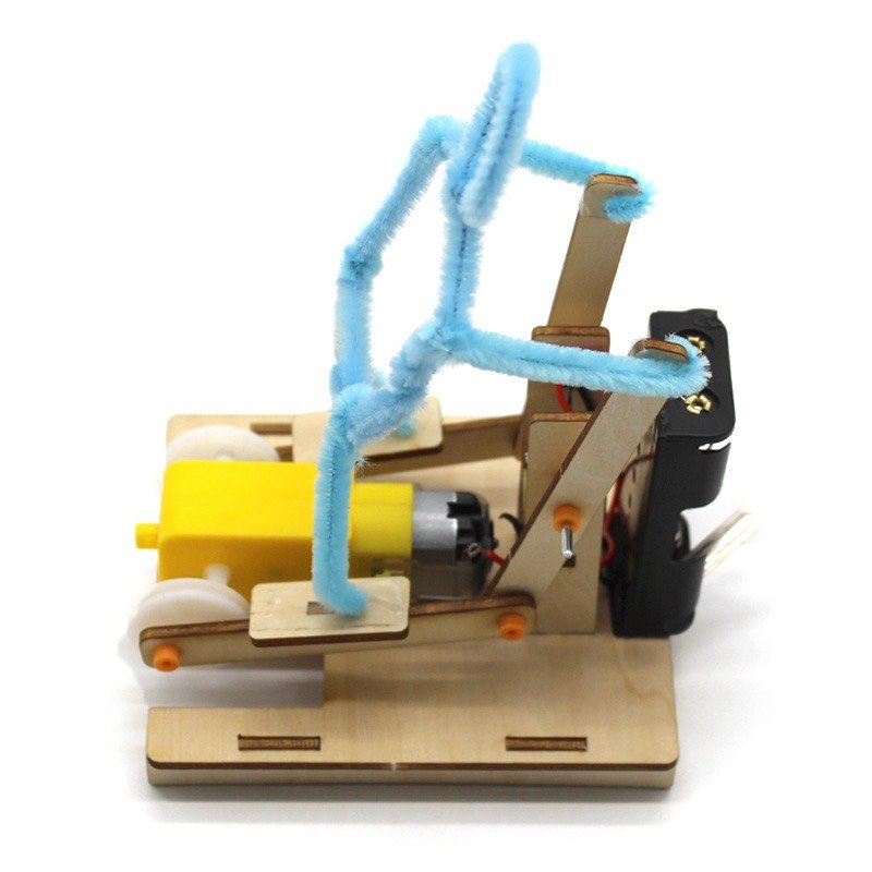 Đồ Chơi Lắp Ráp Khoa Học STEAM Robot Kéo Xe Tự Động 3D Đồ Chơi DIY Cho Trẻ Em Bộ Lắp Ráp Gỗ Robot Kéo Xe Tự Động Cho Bé Đồ Chơi Gỗ DIY