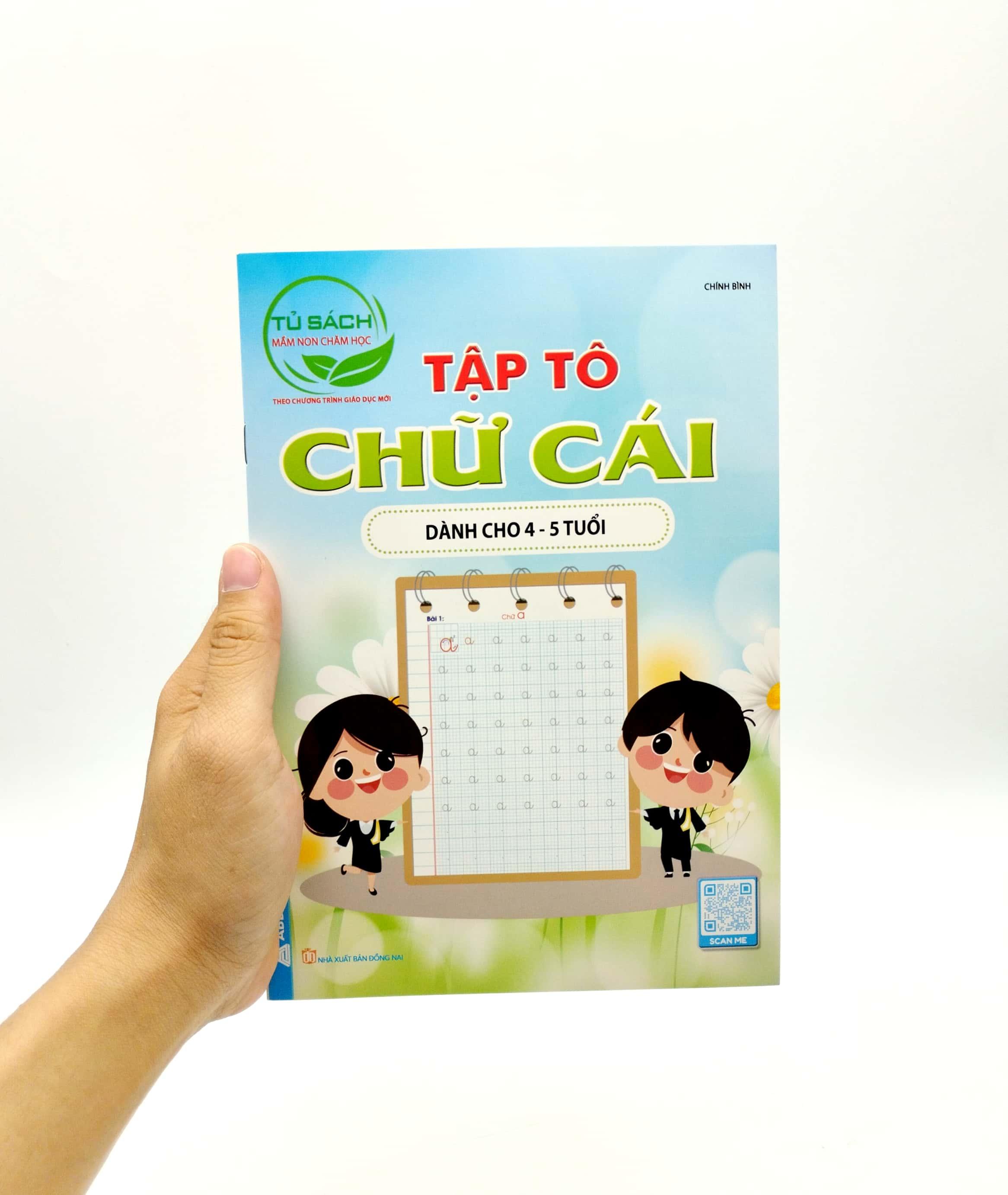 Tập Tô Chữ Cái Dành Cho 4-5 Tuổi (Tủ Sách Mầm Non Chăm Học)