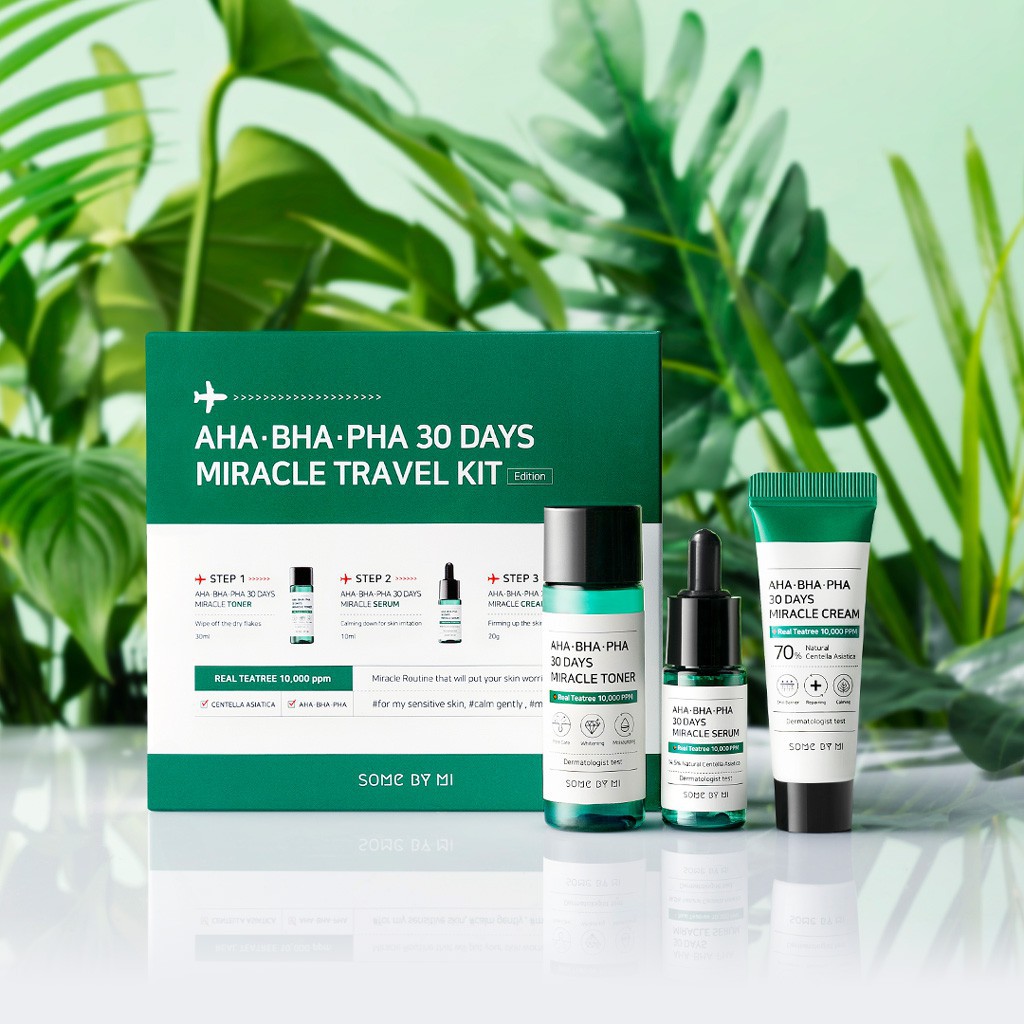 Some By Mi AHA-BHA-PHA 30 Days Miracle Travel Kit ( 3items)