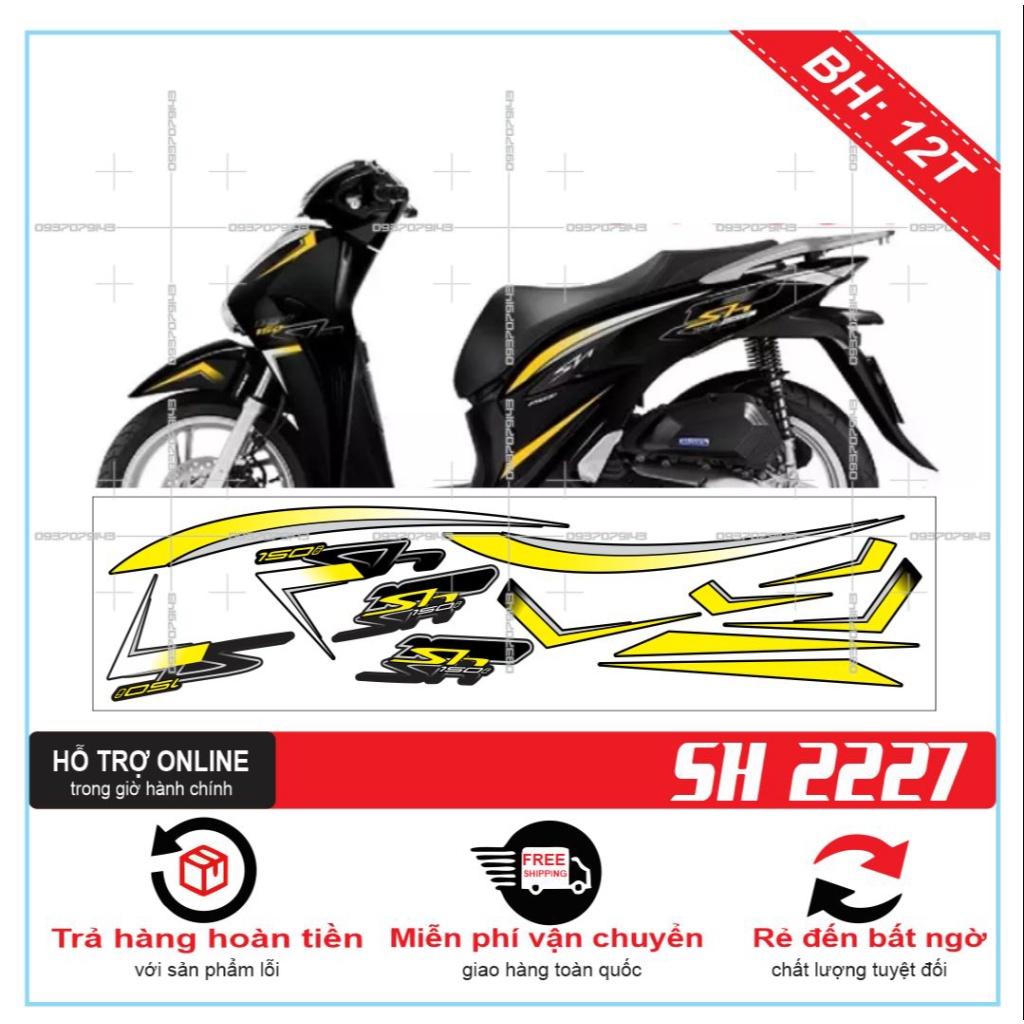 TEM RỜI SH 2020 VÀNG ĐEN - BI DECAL