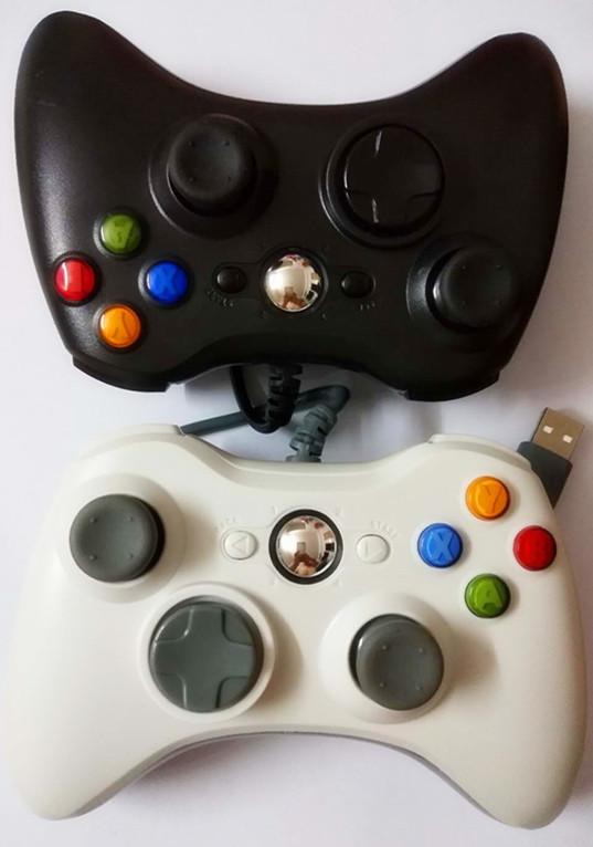 Khuyến mại xbox360 xuất hiện Bộ điều khiển trò chơi PC Máy tính USB PC Bộ điều khiển trò chơi có dây rung kép bán hàng trực tiếp