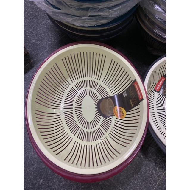 Rổ nhựa bầu 2 lớp hàng xuất nhật cao cấp 3 cỡ