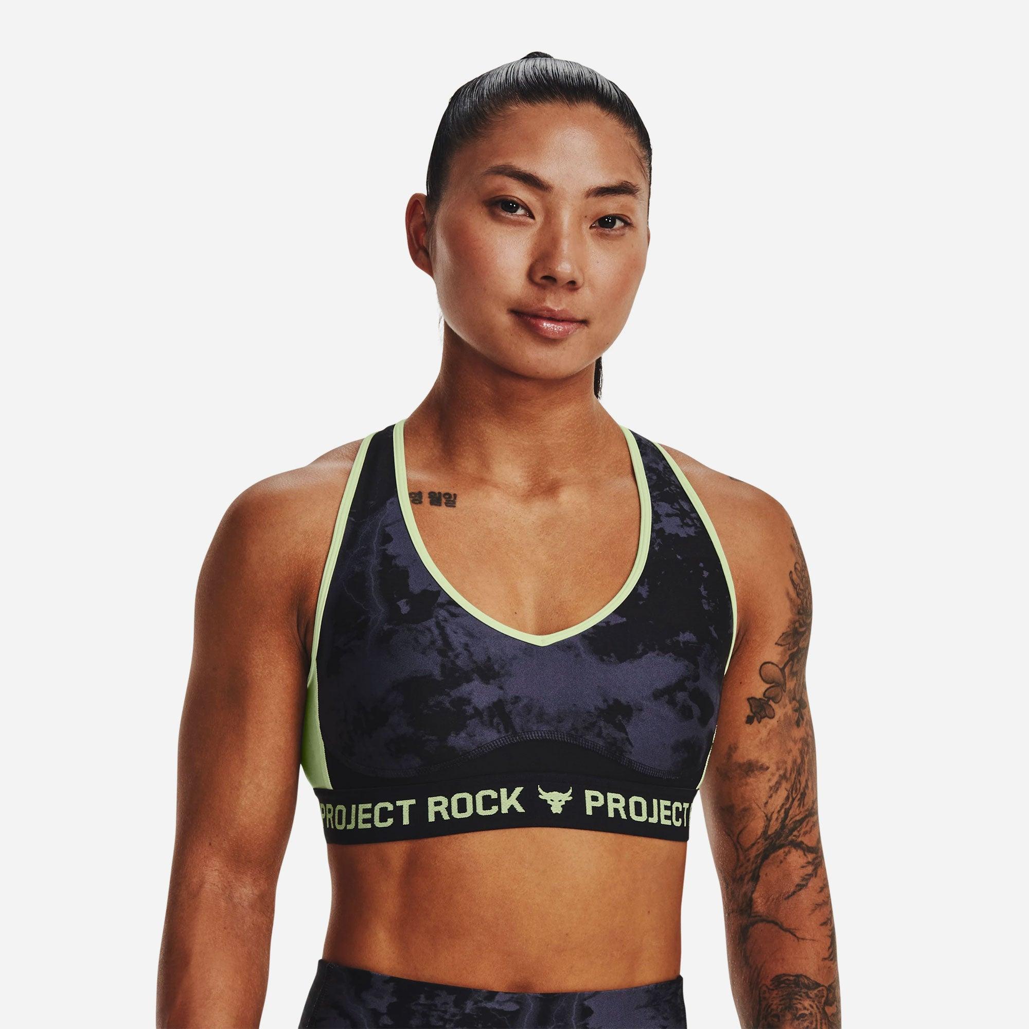 Áo bra thể thao nữ Under Armour Project Rock - 1374640-001