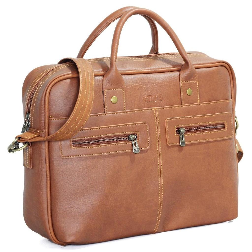 Cặp xách da nam công sở size 38cm vừa laptop tài liệu A4, Túi da xách tay đeo chéo tiện lợi T009871