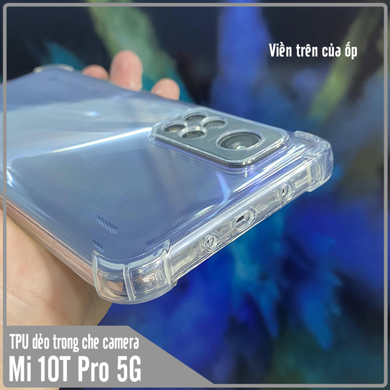 Ốp lưng cho Xiaomi Mi 10T Pro - Redmi K30S TPU Trong Suốt Che Camera