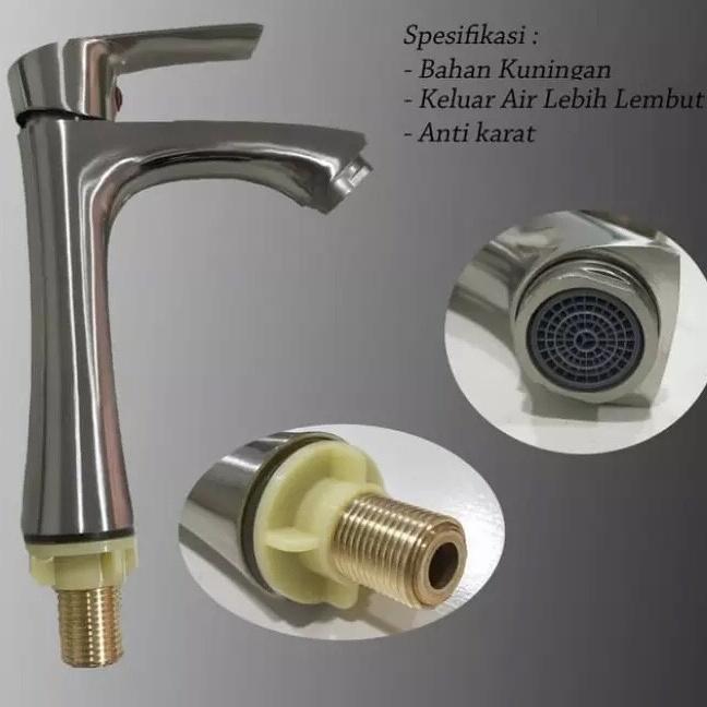 VÒI LAVABO LẠNH TRÒN MẠ CROM