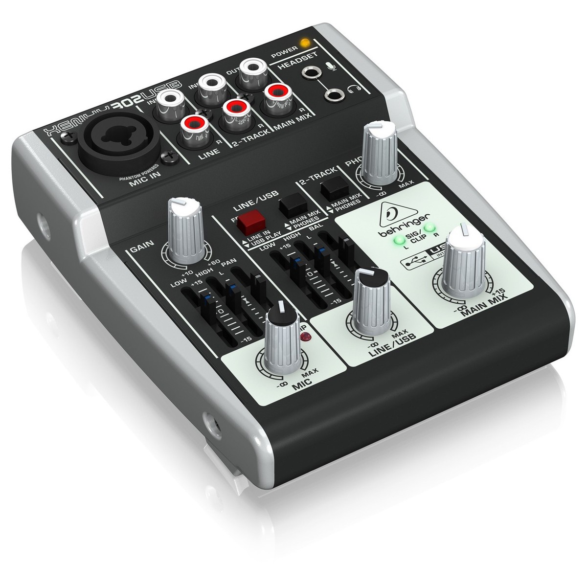 Mixer 3 cổng Behringer XENYX 302USB - Hàng Nhập Khẩu