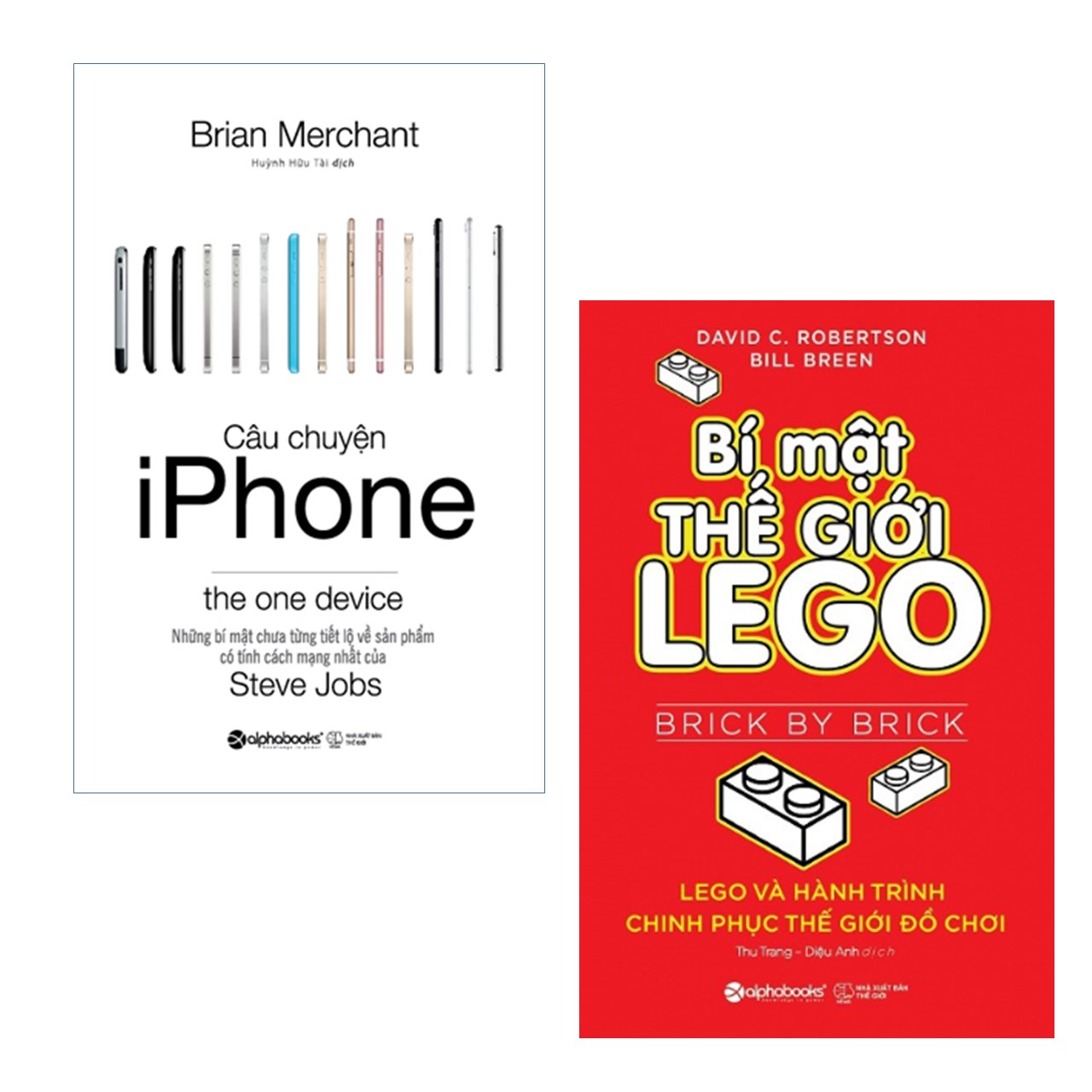 Combo Câu Chuyện Của Người Khổng Lồ: Câu Chuyện Iphone + Bí Mật Thế Giới Lego