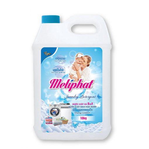 Nước giặt Meliphat 10kg Nắp Xanh (hương comfort)