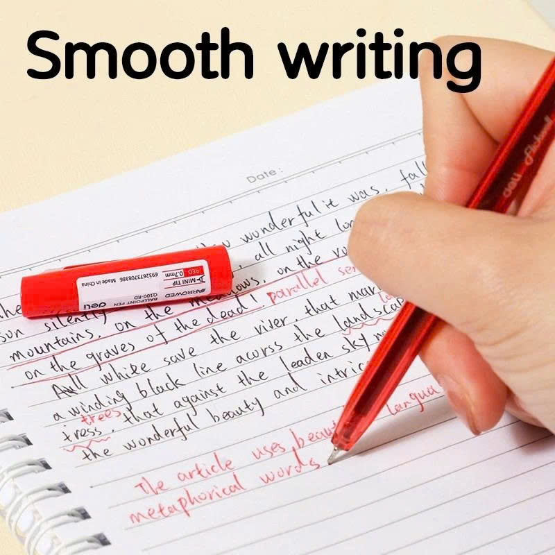 Bút Bi Dầu 0.7 mm - Mực Đỏ - Mực Xanh - Deli EQ100