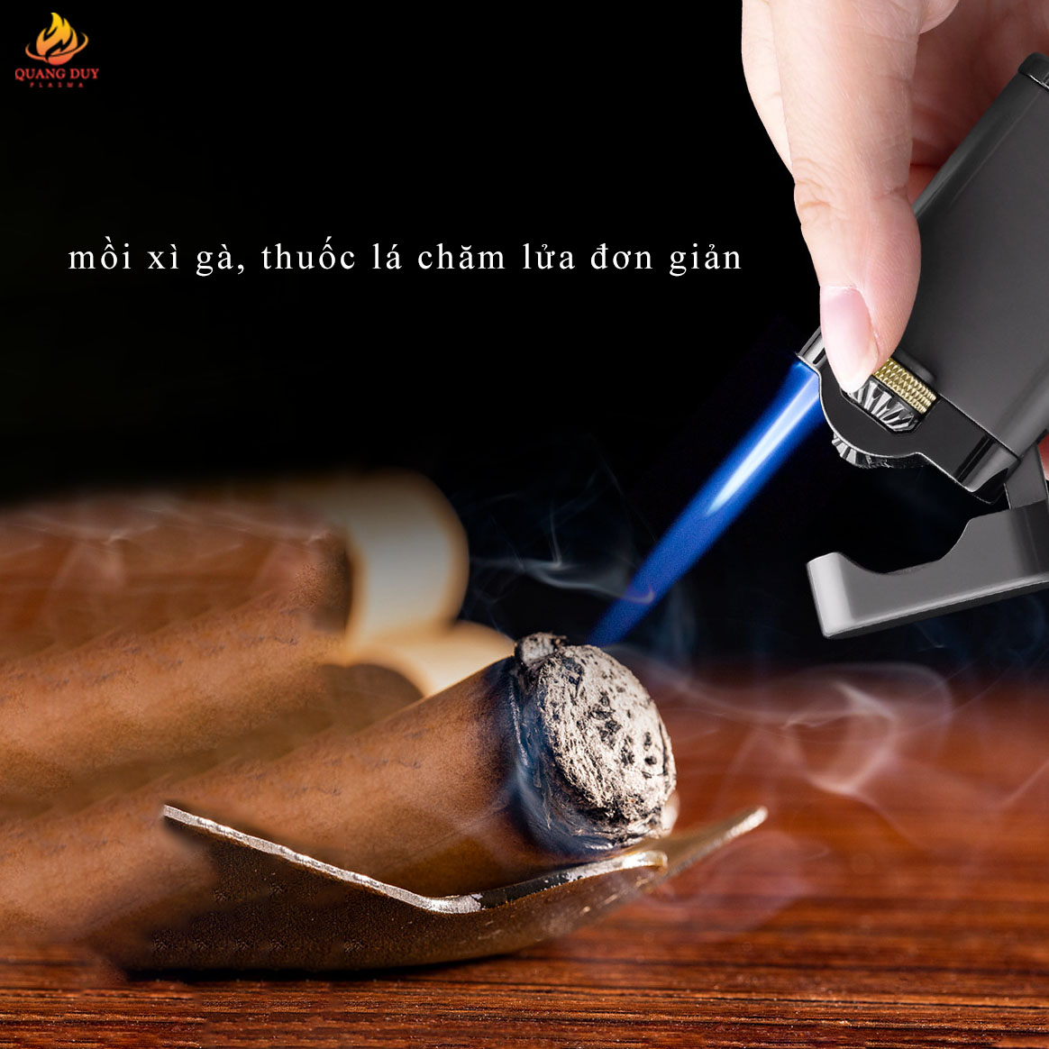 Vỏ Hộp quẹt bật lửa gas  jobon 1 tia lửa xanh đánh đá thiết kế độc lạ
