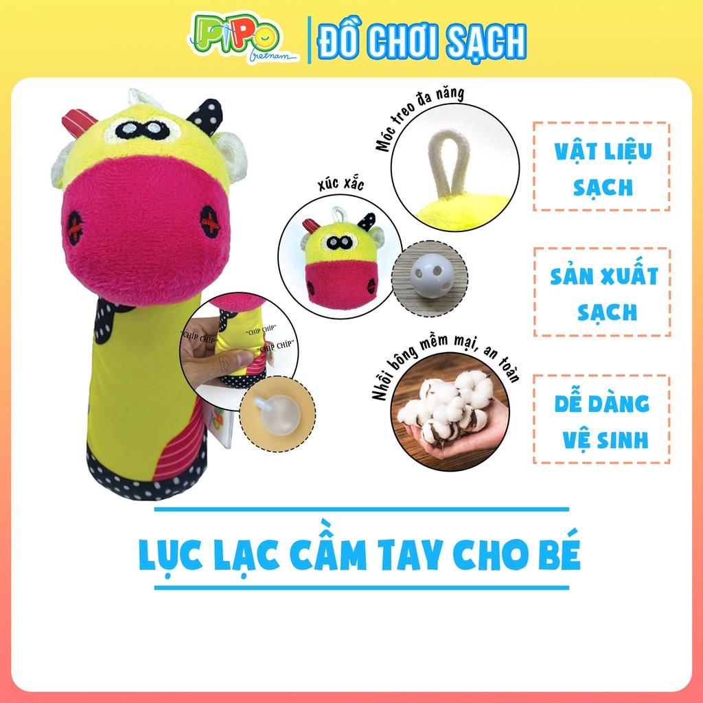 Lục lạc vải cầm tay PiPoVietnam - Bò con tinh nghịch