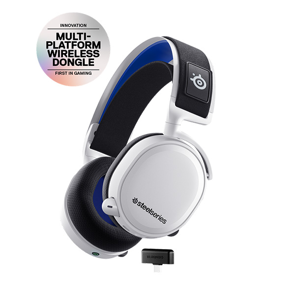 Tai nghe Steelseries Arctis 7P+ Wireless - White_Hàng chính hãng