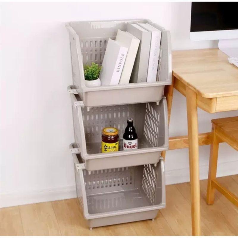 Kệ để đồ nhà bếp, kệ sách xếp tầng đa năng hàng cao cấp