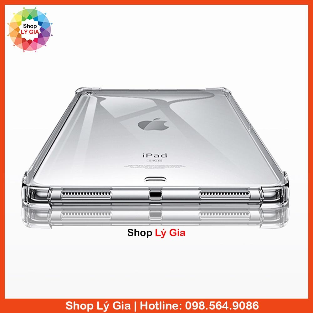Ốp lưng trong suốt chống sốc cho iPad Pro 11/12.9, Air 1/2/3/4, Mini 1/2/3/4/5/6, Gen 2/3/4/5/6/7/8/9