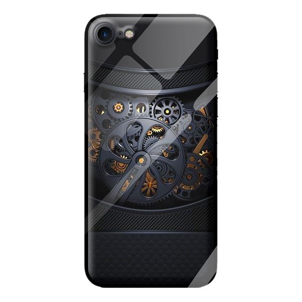 Ốp lưng kính cường lực cho iPhone 8 VÒNG TRÒN 5 - Hàng chính hãng