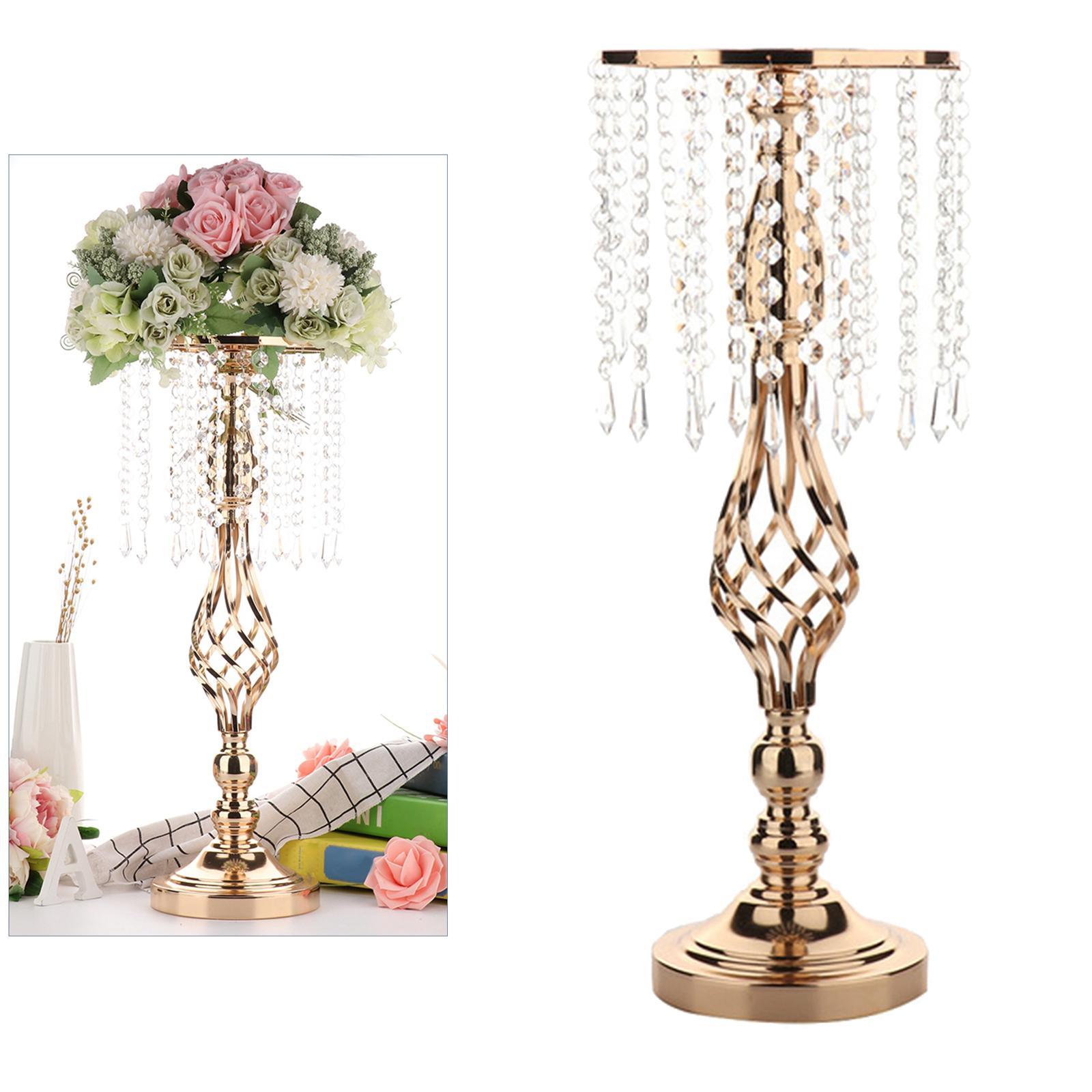 2x Crystal Candle Table Candle for Wedding Flowers