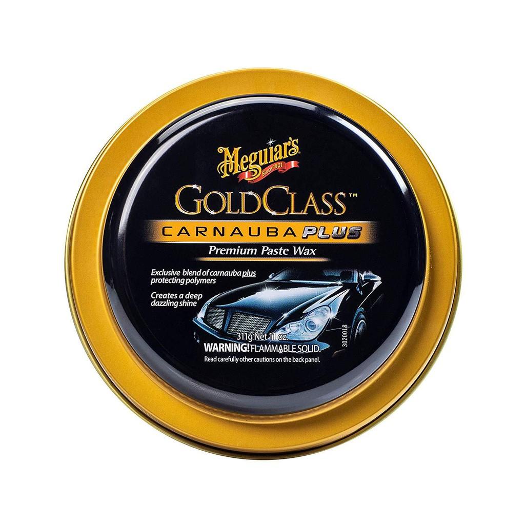 Meguiar's Wax đánh bóng xe dòng Gold Class - Gold Class Carnauba Plus Premium Paste Wax - G7014J, 11 oz, 311g