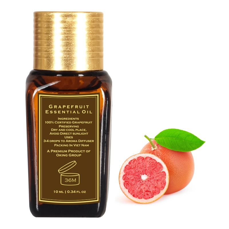 Tinh dầu Bưởi hồng nguyên chất (Pink Grapefruit) 10ml 