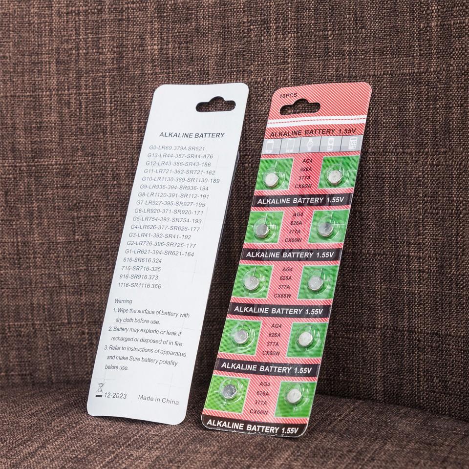 VỈ 10 PIN ĐỒNG HỒ CÚC ÁO DÙNG CHO ĐỒNG HỒ, MÁY TÍNH, THIẾT BỊ REMOTE