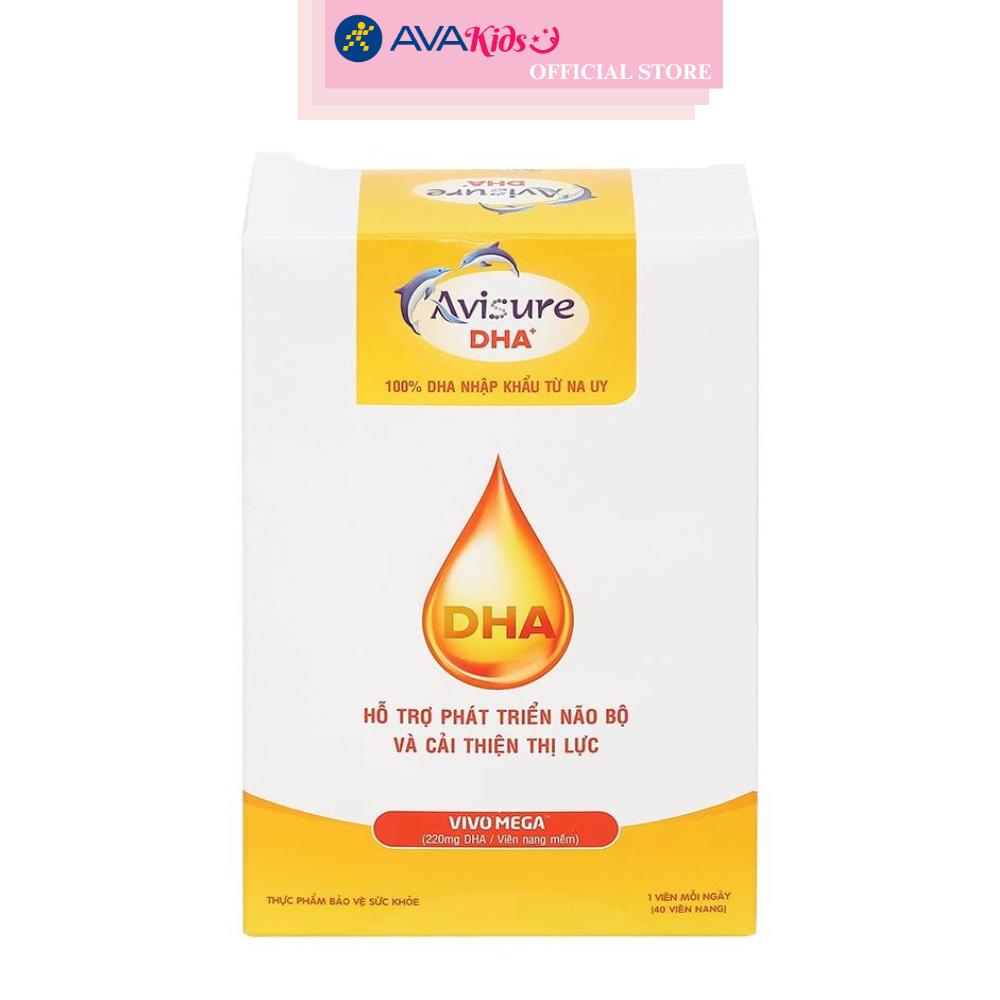 Viên uống Avisure DHA hỗ trợ não bộ và thị lực 40 viên (từ 3 tuổi)