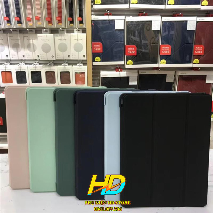 Bao Da Cao Cấp Dành Cho iPad Pro 11 inch 2021/2020/2018 Chính Hãng Mutural Folio Case Lưng Trong Suốt, Chống Sốc, Có Ngăn Đựng Bút Tiện Lợi - Hàng Chính Hãng